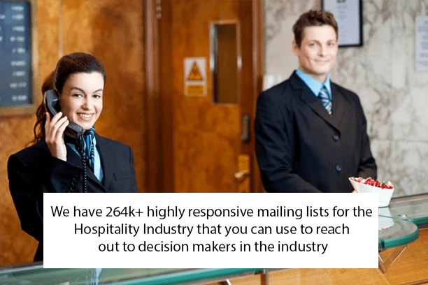 Hospitality Industry | USAEmailLists